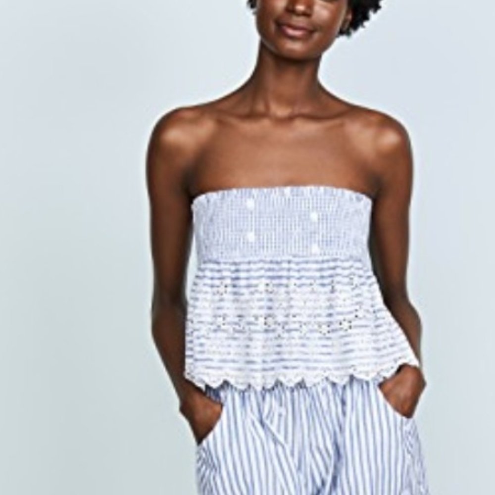 NWT Kos Resort Smock Tube Top